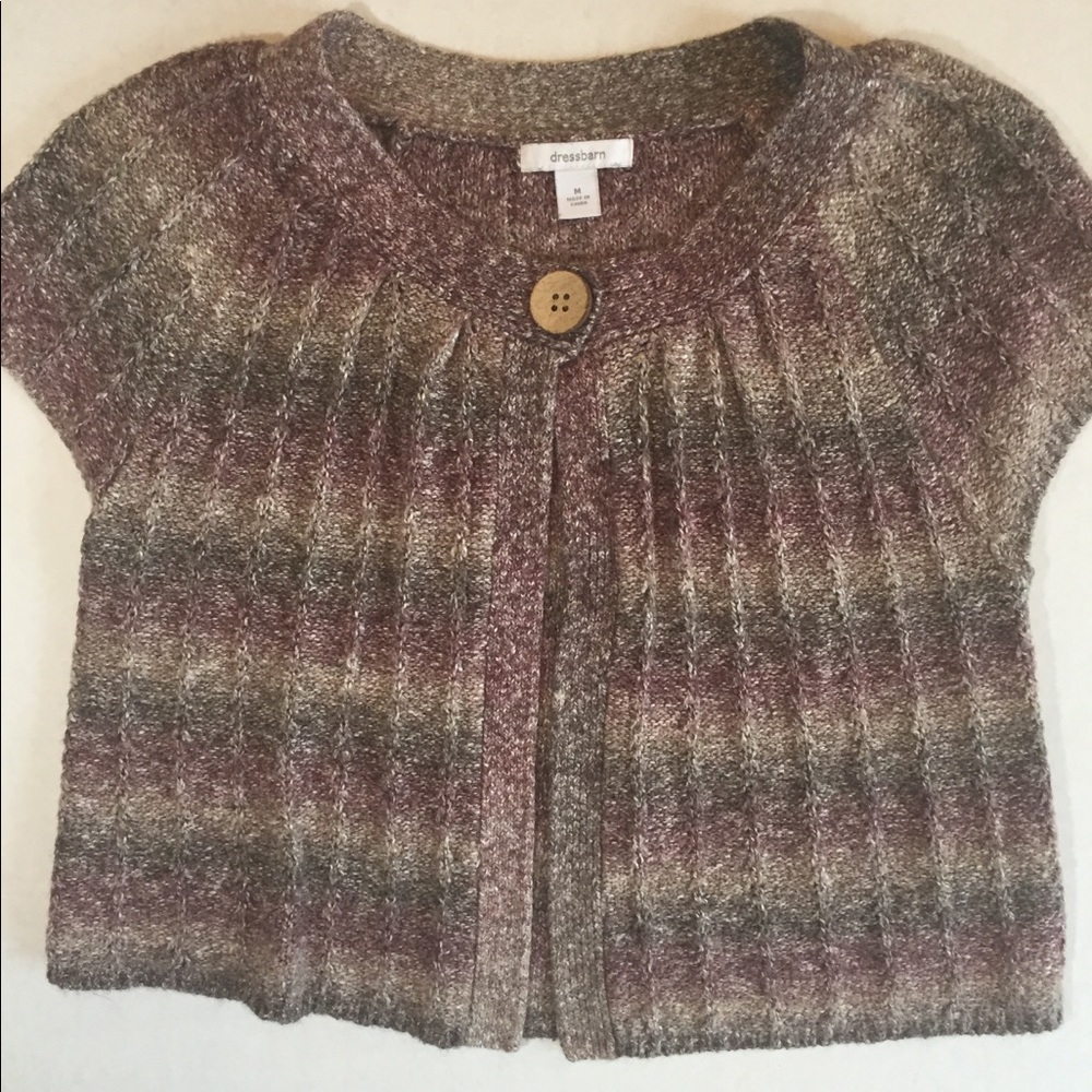 Dress Barn jacket / vest Knit Medium button